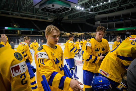 Elliot Ekmark of Sweden at a training session