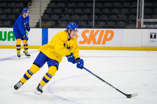 Åke Stakkestad of Sweden at a training session