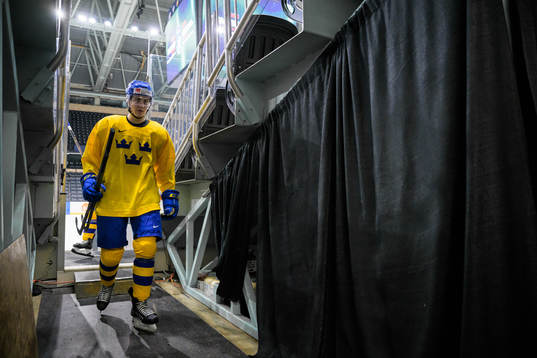 Daniel Ljungman of Sweden at a training session