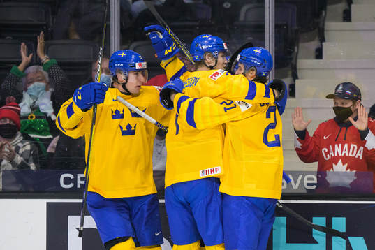 Daniel Torgersson, Simon Edvinsson and Oskar Olausson of