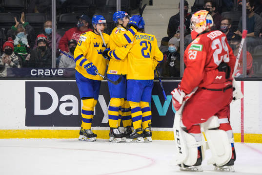 Daniel Torgersson, Simon Edvinsson and Oskar Olausson of