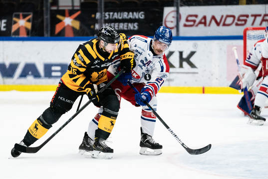 Skellefteås Melker Karlsson och Oskarshamns Brian Cooper