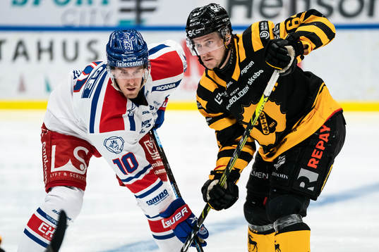 Oskarshamns Dale Weise och Skellefteås Jonathan Pudas