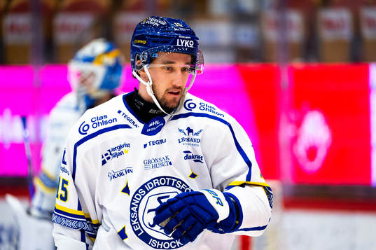 Leksands Max Veronneau deppar