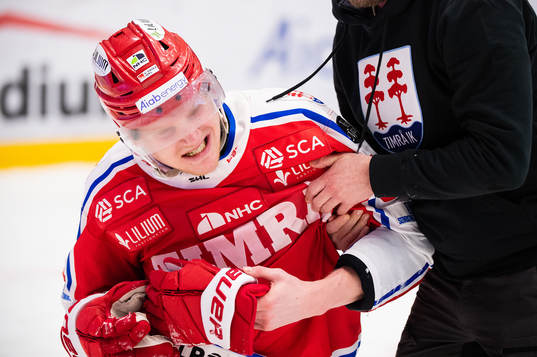 Timrås Sebastian Hartmann har ont