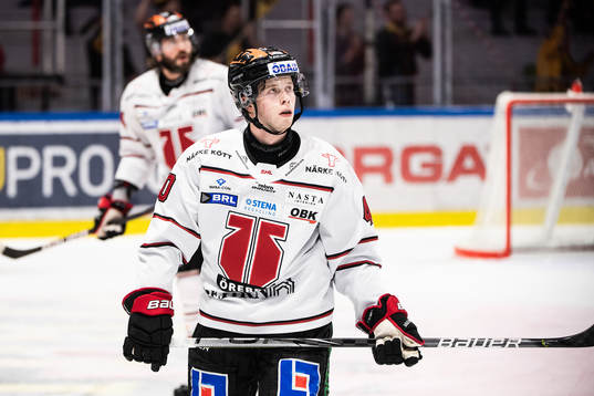 Örebros Elias Ekström deppar