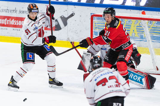 Örebros Kristian Näkyvä och Luleås Juhani Tyrväinen