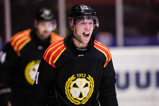 Brynäs Greg Scott jublar