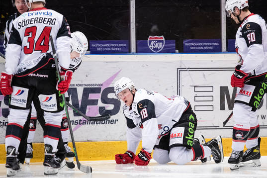 Malmö Redhawks Marcus Sylvegård har ont