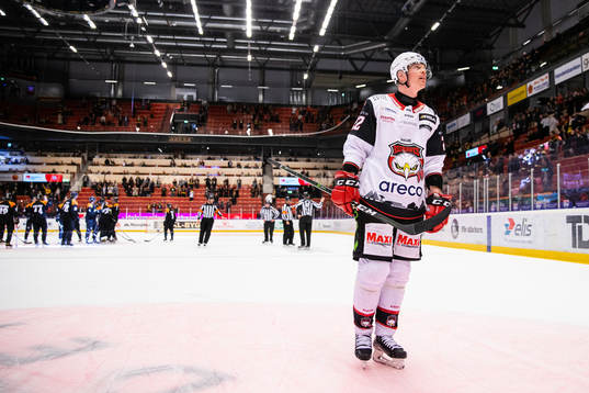 Malmö Redhawks Lars Bryggman deppar