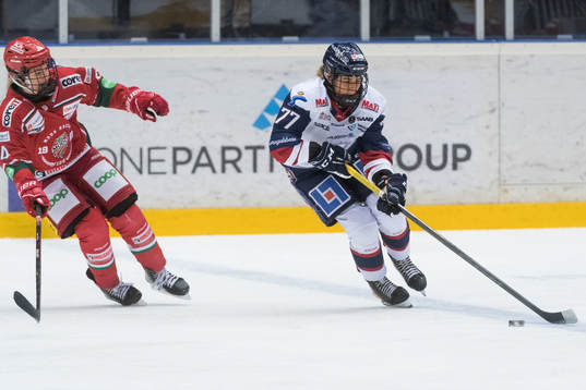 Linköpings Linnea Johansson och Modos Paula Bergström