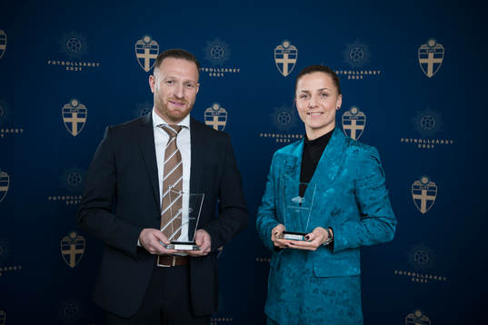 Mehmet Culum och Almira Spahic med pris för Årets Domare