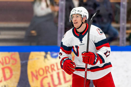 Västerviks Myles Powell jublar