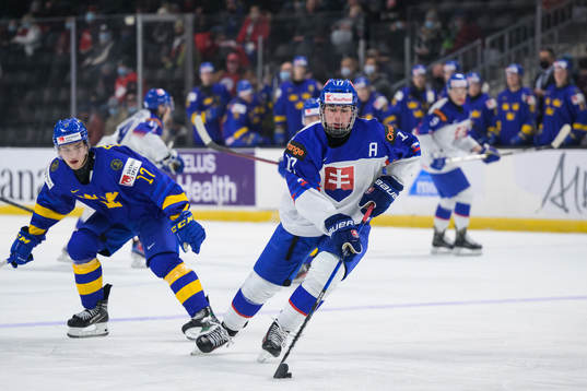 William Eklund of Sweden and Simon Nemec of Slovakia