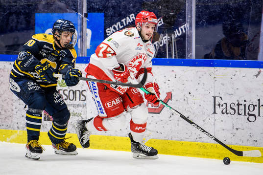 Södertäljes Alex Ciernik och Troja-Ljungbys Roman Semjonov