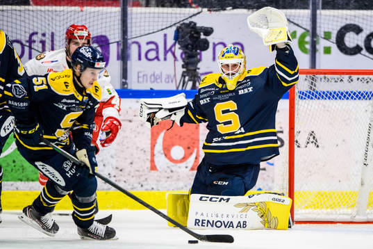 Södertäljes målvakt Fredrik Bergvik