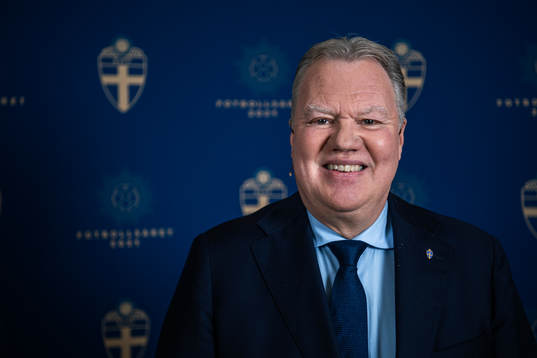Karl-Erik Nilsson, ordförande för Svenska
