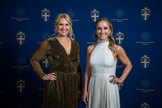 Programledare Anna Brolin och Frida Nordstrand