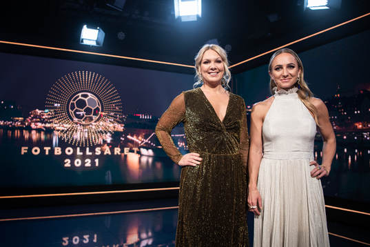 Programledare Anna Brolin och Frida Nordstrand