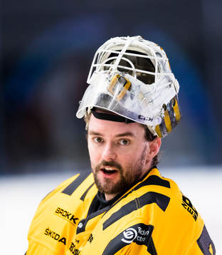 Skellefteås målvakt Gustaf Lindvall