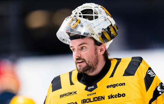 Skellefteås målvakt Gustaf Lindvall