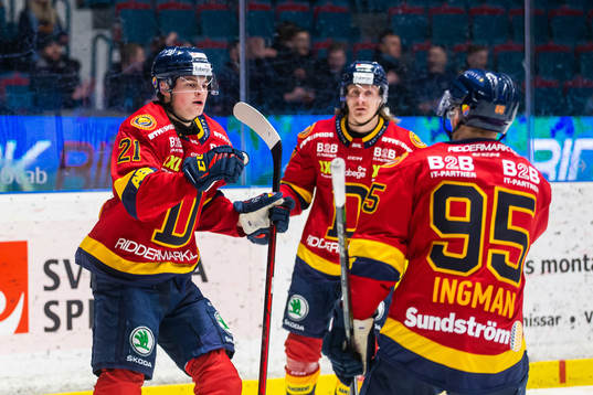Djurgårdens Filip Cederqvist jublar