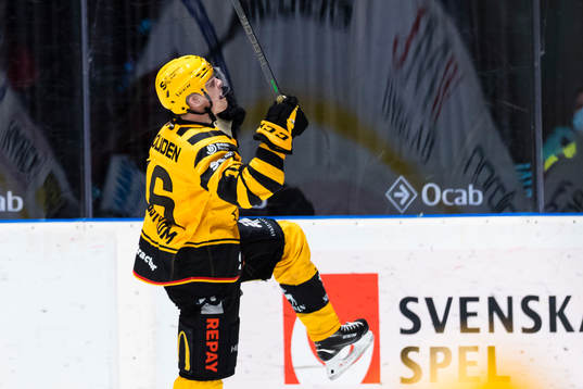 Skellefteås Linus Lindström jublar