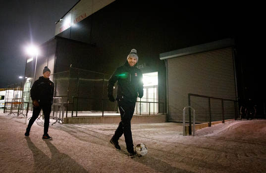 Örebros Linus Öberg och Robin Kovacs