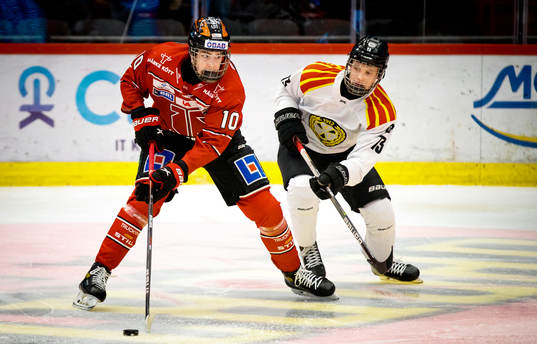 Örebros Leo Carlsson och Brynäs Theo Lindstein