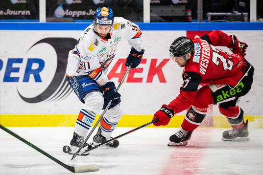 Växjös Andrew Calof och Malmö Redhawks Ponthus Westerholm