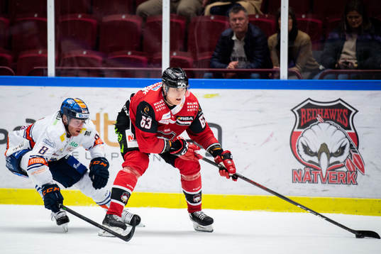 Växjös Ludvig Claesson och Malmö Redhawks Fredrik