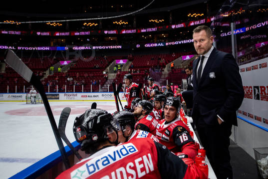 Malmö Redhawks tränare Joakim Fagervall