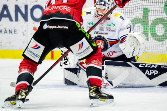 Malmö Redhawks Pathrik Westerholm oroar mot Växjös