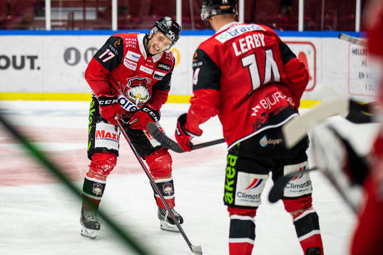 Malmö Redhawks Pathrik Westerholm har ont