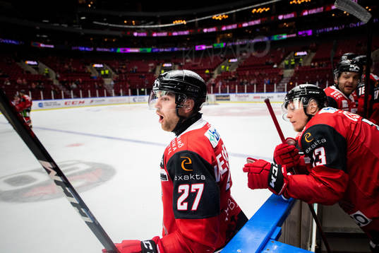 Malmö Redhawks Ponthus Westerholm och Kalle Östman