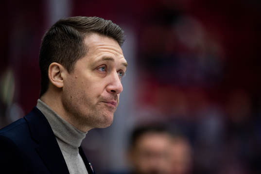 Växjös tränare Sam Hallam