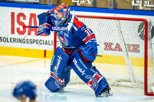Oskarshamns målvakt Tim Juel