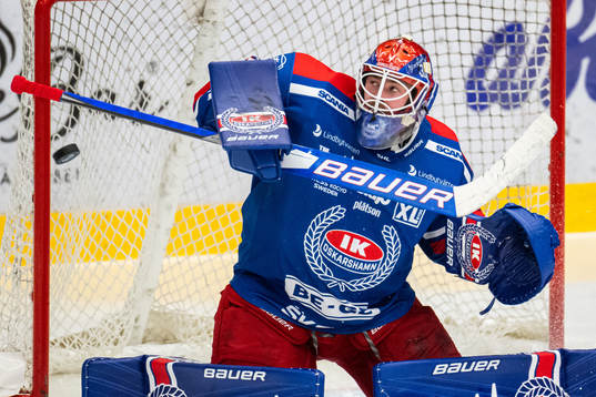 Oskarshamns målvakt Tim Juel