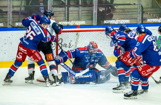 Oskarshamns målvakt Tim Juel