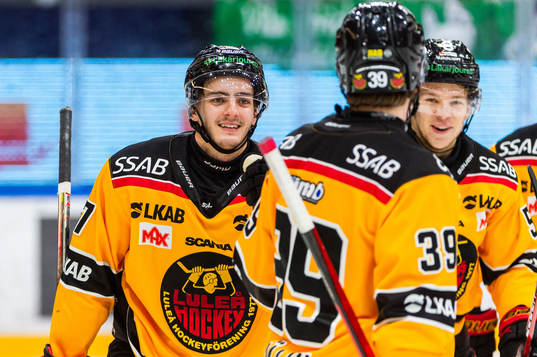 Luleås Isac Brännström jublar