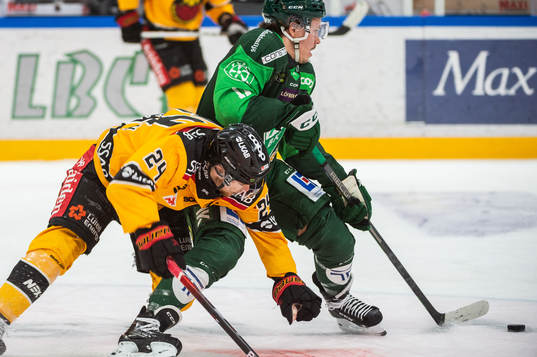 Luleås Brendan Shinnimin och Färjestads Joakim Nygård