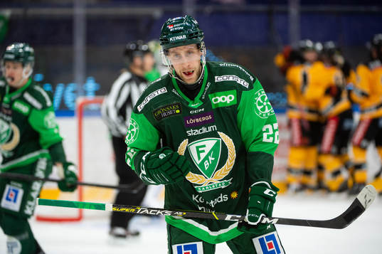 Färjestads Per Åslund deppar