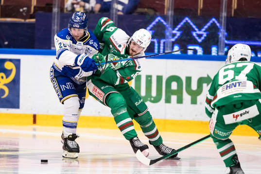 Leksands Justin Kloos och Rögles Dennis Everberg