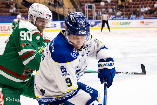 Leksands Patrik Zackrisson och Rögles Ted Brithén