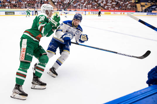 Rögles Anton Bengtsson och Leksands Calle Själin
