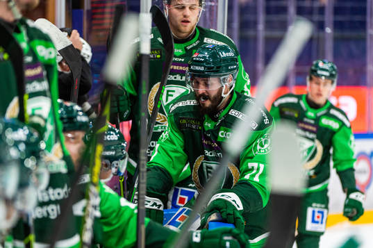 Färjestads Jesse Virtanen deppar
