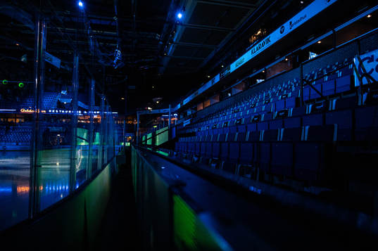 inför ishockeymatchen i SHL mellan Färjestad och Luleå