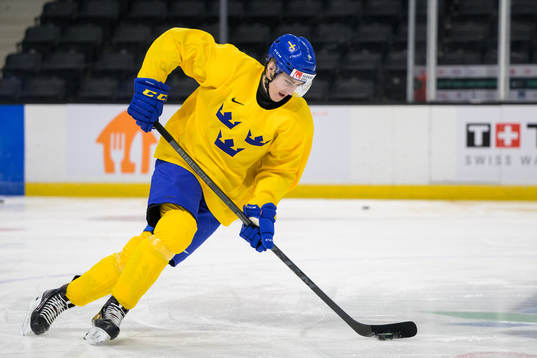 Daniel Ljungman of Sweden at a training session
