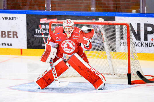 Troja/Ljungbys målvakt Linus Lundin