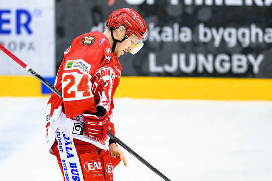 Troja/Ljungbys Joakim Hillding deppar